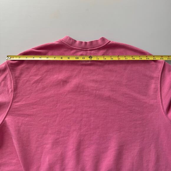 Nike Dri Fit Get Fit Swoosh Graphic Crewneck Pullover Sweatshirt Pink Women M - Picture 10 of 11